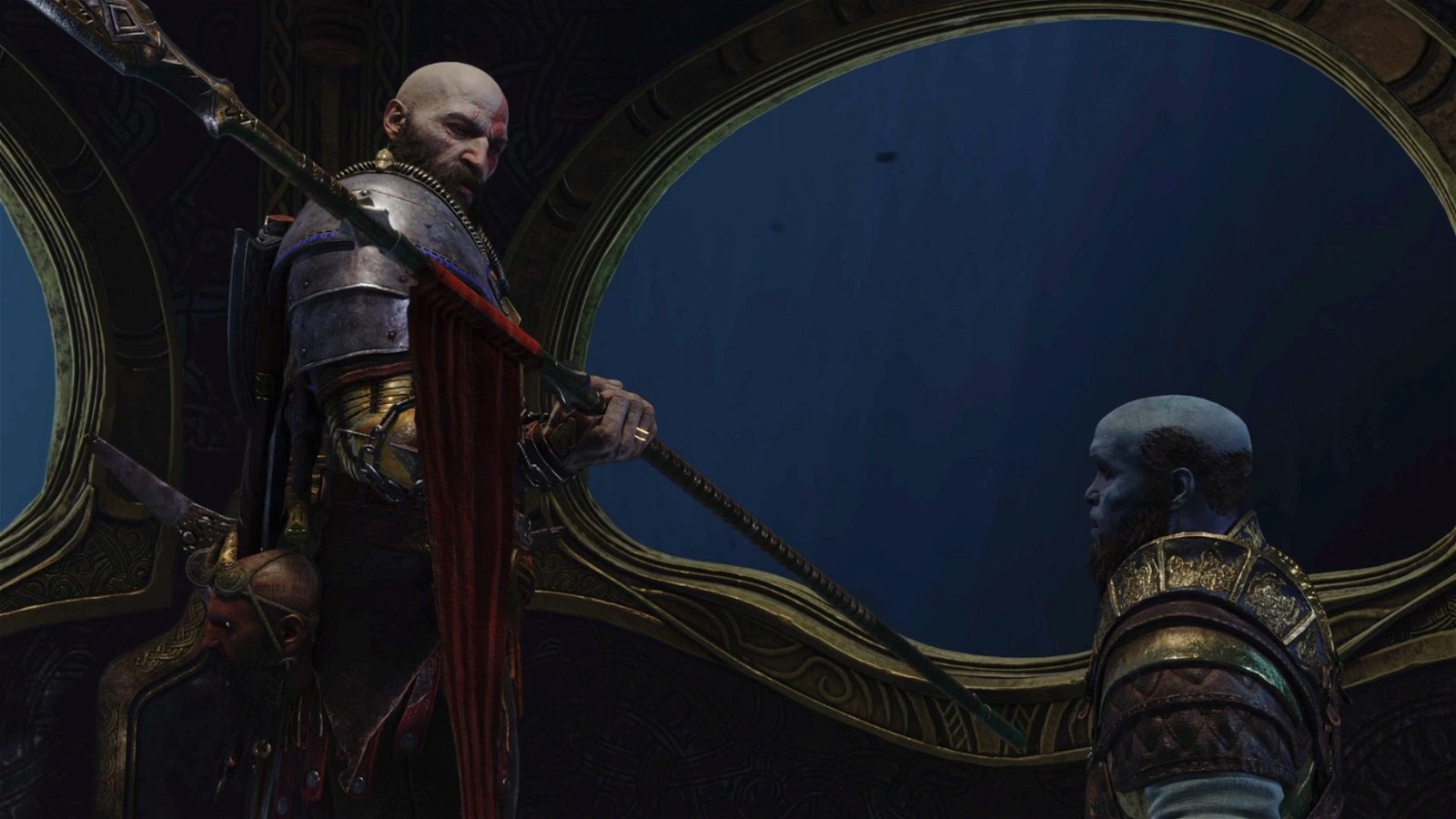 Kratos With Draupnir Spear