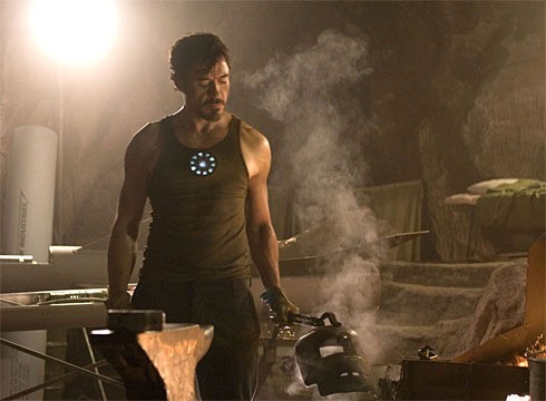 Robert Downey Jr. in and as Iron Man