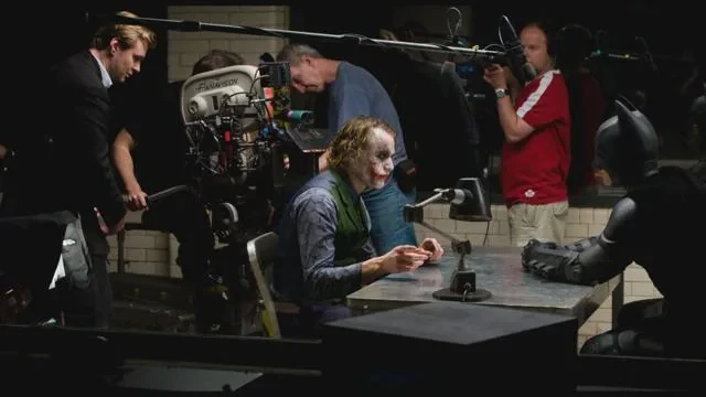 Behind the scenes on the sets of The Dark Knight 