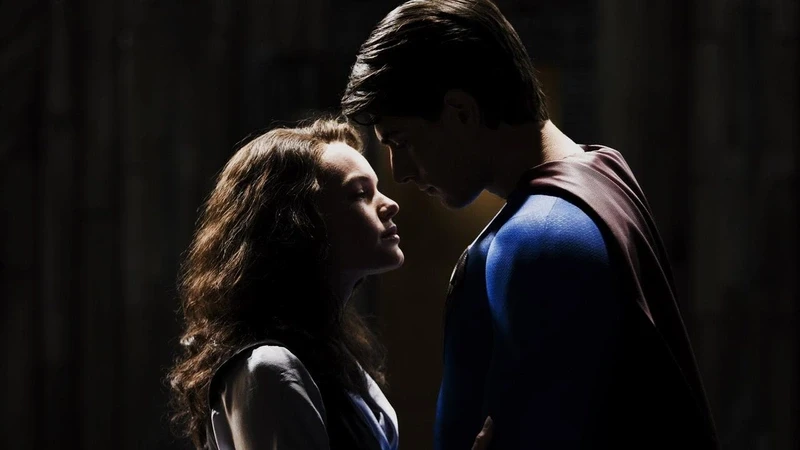 Brandon Routh and Kate Bosworth in a still from Superman Returns 