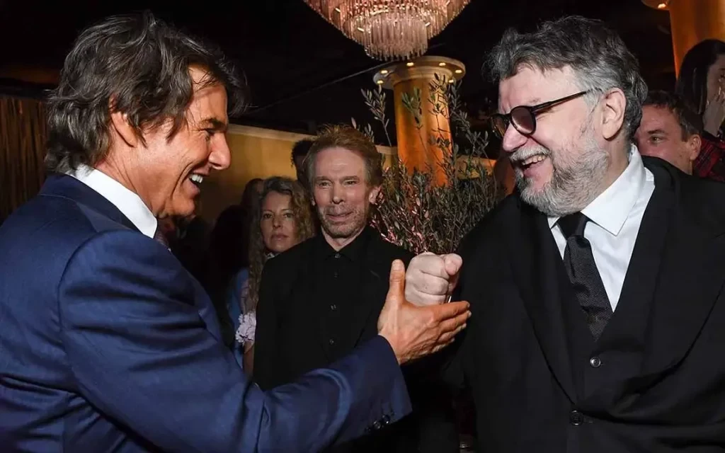 Guillermo del Toro with Tom Cruise