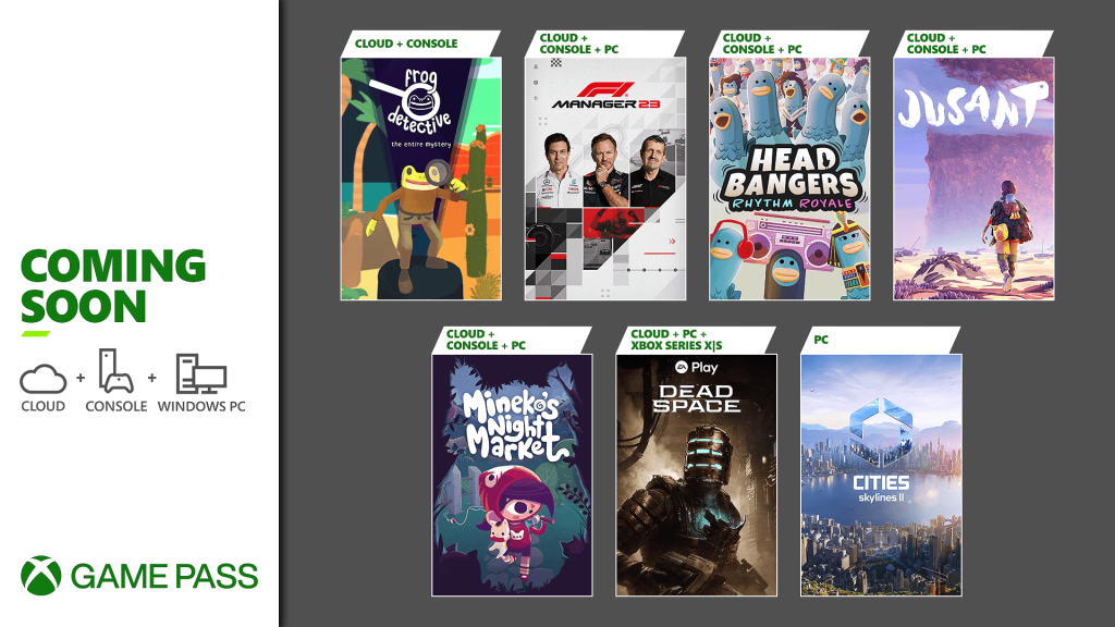 No sign of Activision games yet among new games coming soon to the Xbox Game Pass Library.