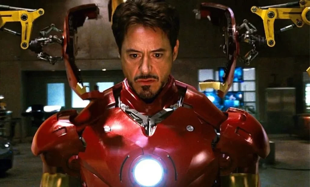 Robert Downey Jr as MCU's Iron Man