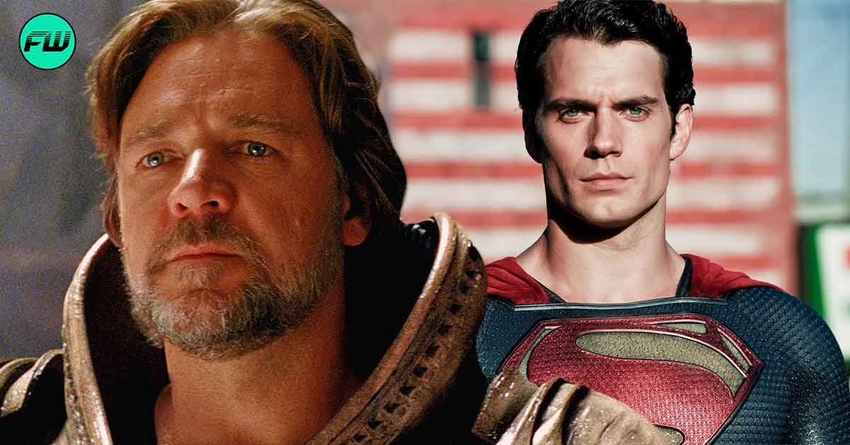 “Ya little b*stard”: Russell Crowe Was Left Gawking at Henry Cavill’s “Body Fat Ratio” After Working With Actor in Man of Steel