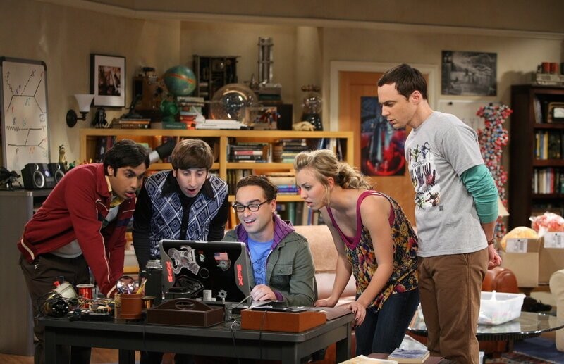 The cast of the Big Bang Theory