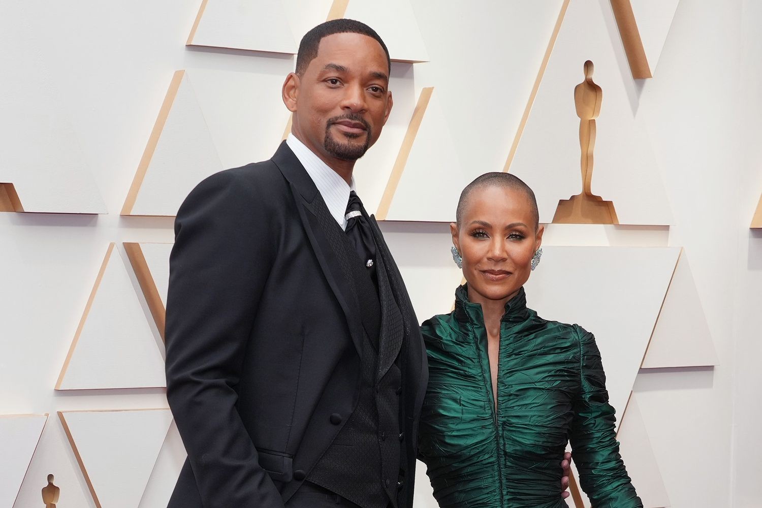 Jada Smith and Will Smith at the 94th Academy Awards