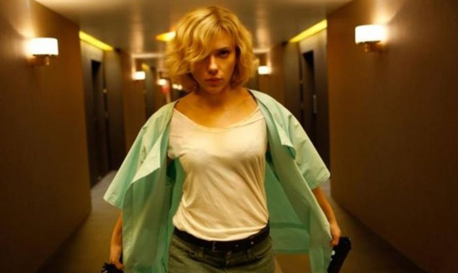 Scarlett Johansson in and and as Lucy