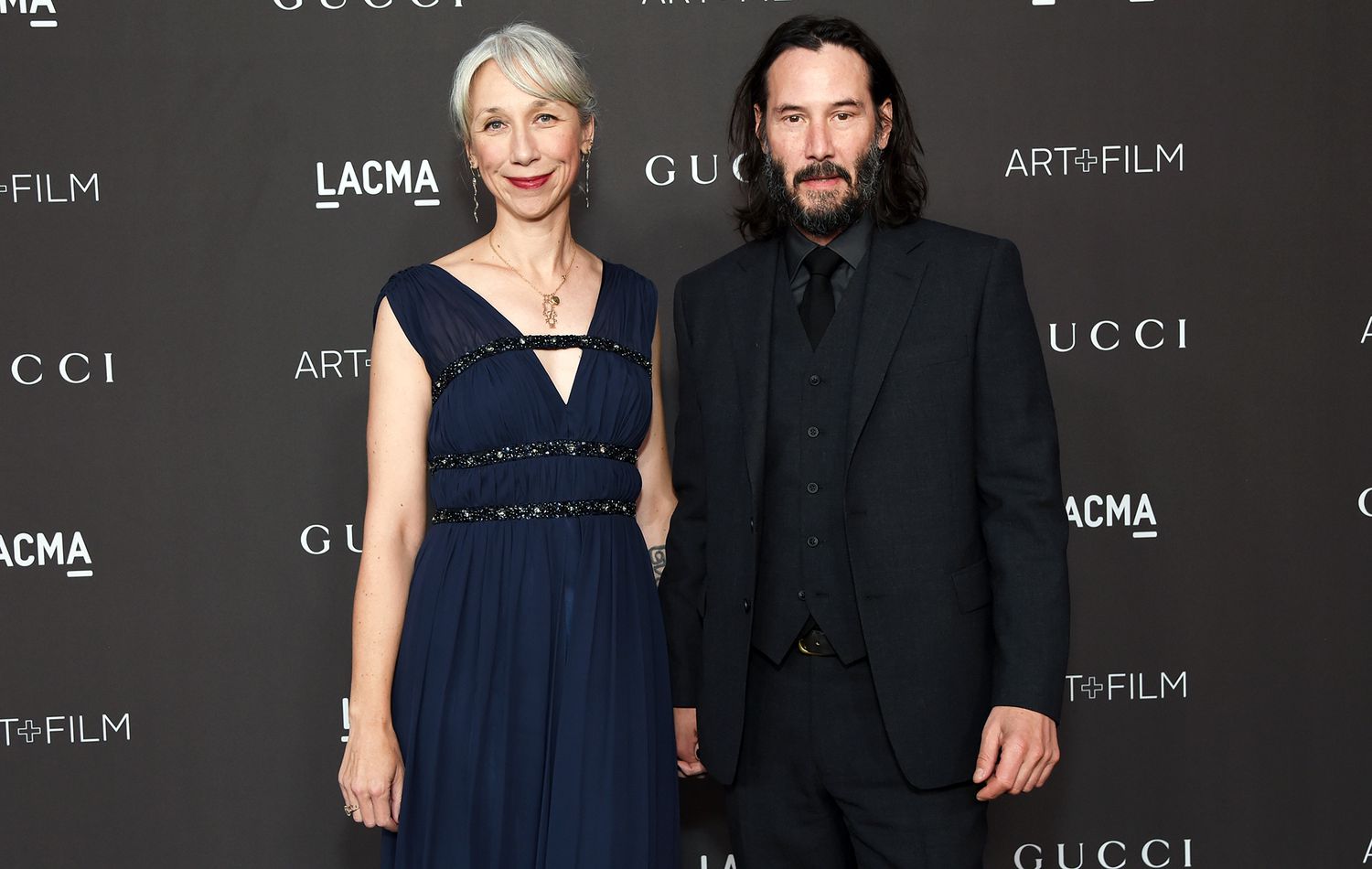 Keanu Reeves with Alexandra Grant