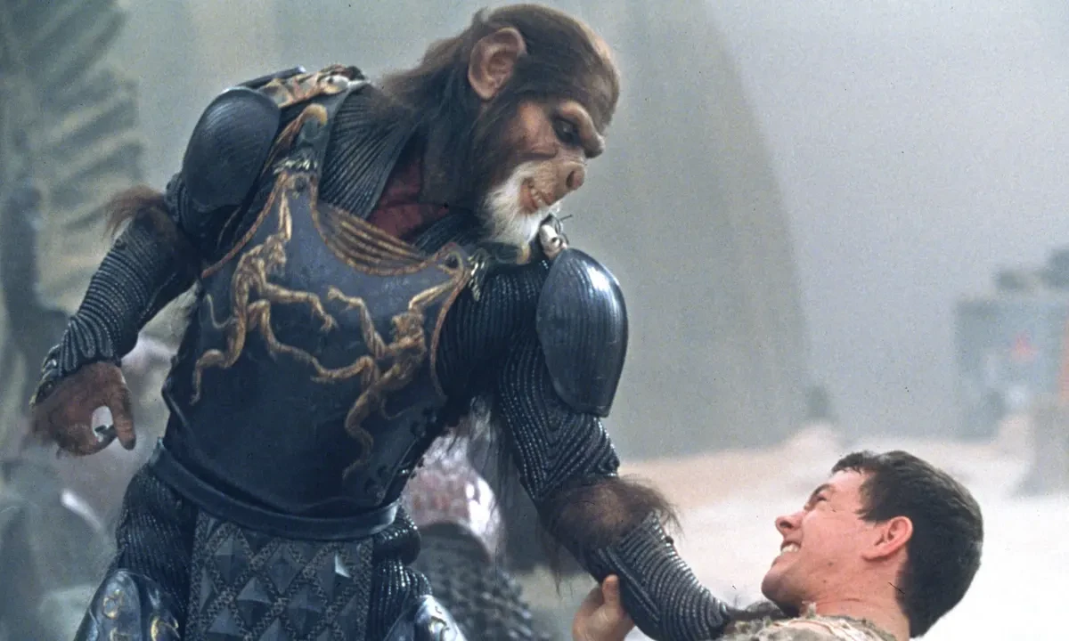 Mark Wahlberg in a still from Planet of The Apes