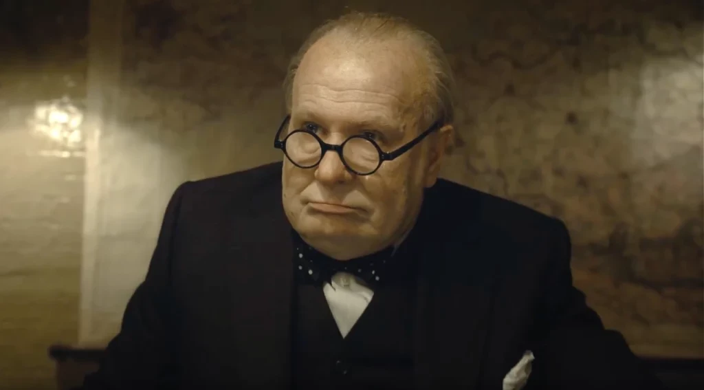 Gary Oldman as Winston Churchill in Darkest Hour