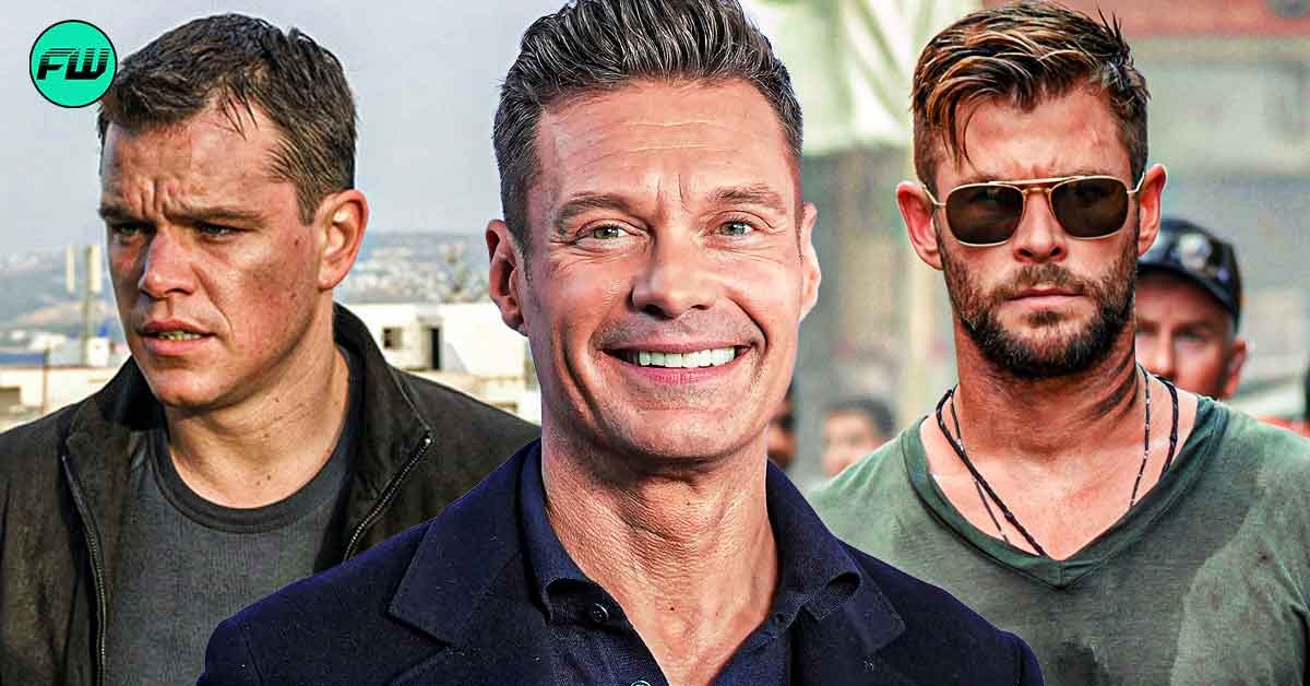 Ryan Seacrest Was Fuming After Matt Damon and Chris Hemsworth Ganged Up on Him to Steal His Moment of Fame