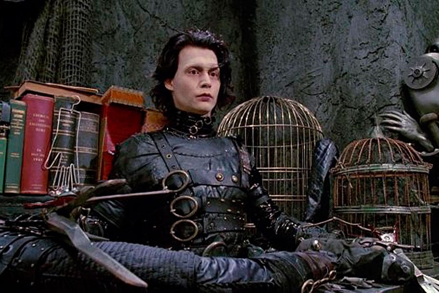 Johnny Depp in and as Edward Scissorhands