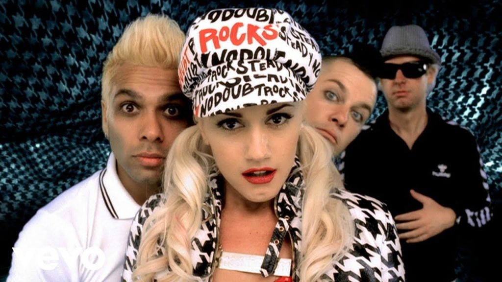 Gwen Stefani in a still from her music video Hey Baby