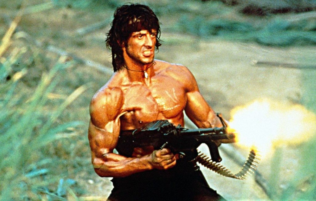 Sylvester Stallone as John J. Rambo in a still from the Rambo franchise