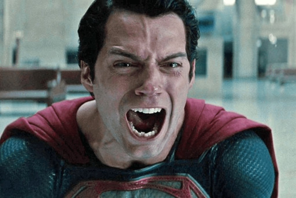 Henry Cavill's infamous Superman scene from Man of Steel