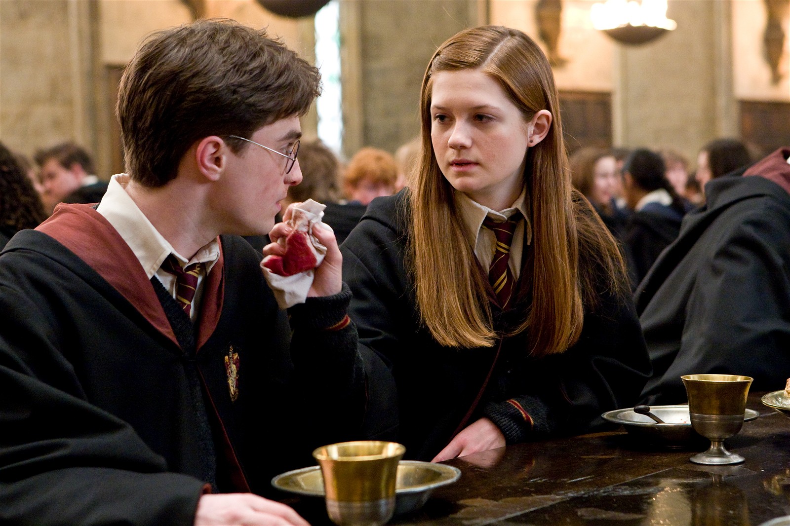 Harry Potter and Ginney Weasley