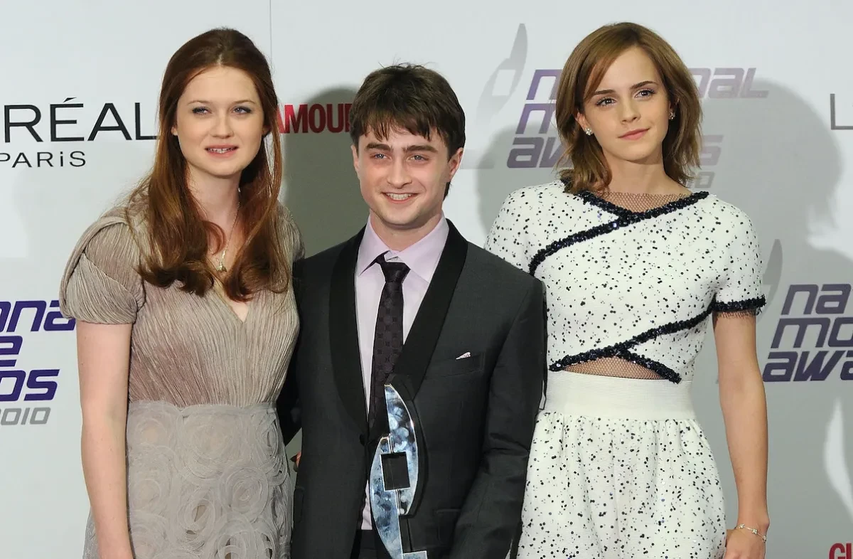 Bonnie Wright, Daniel Radcliffe and Emma Watson