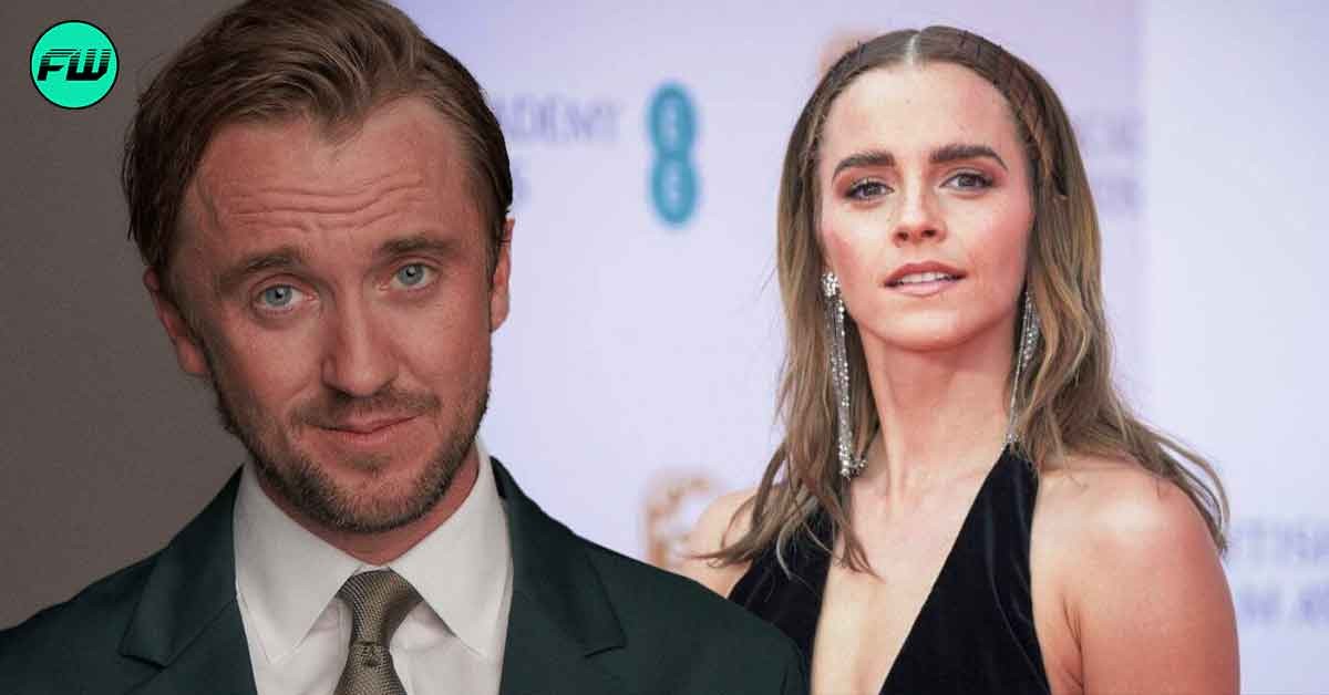 Harry Potter Fans Can't Help But Sense A Little Jealousy In Tom Felton While He Watches His Crush Emma Watson Dance With Another Man For An Iconic Scene