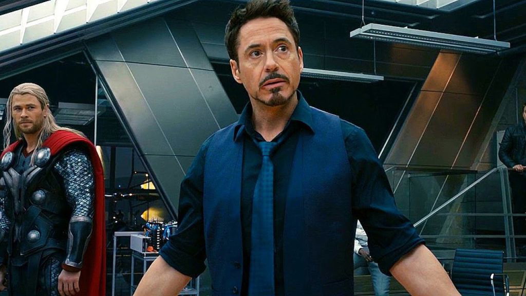Robert Downey Jr. in a still from Avengers: Age of Ultron 