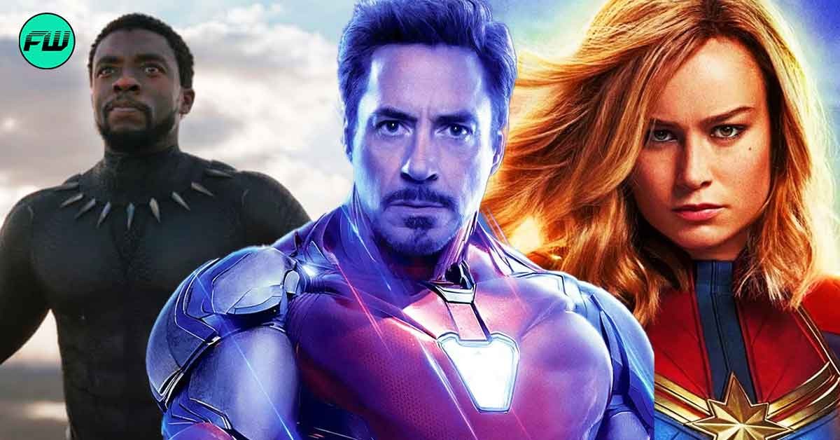 Chadwick Boseman, Brie Larson and Tom Holland Were Originally Supposed to Take Robert Downey Jr's Place Before MCU Changed Its Mind