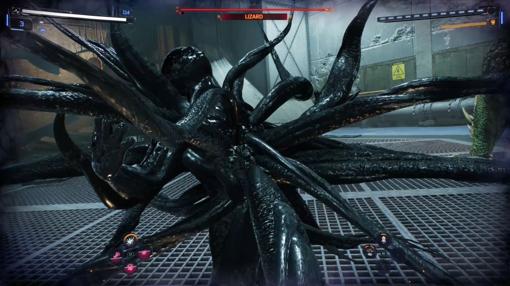 Use the Symbiote Surge to defeat The Lizard quicker in Marvel's Spider-Man 2