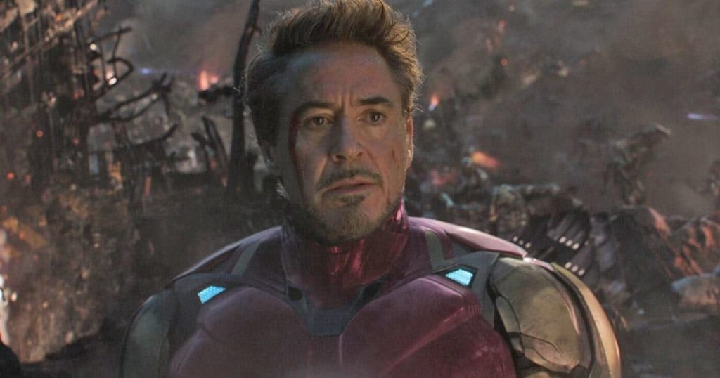Robert Downey Jr as Iron Man in Avengers: Endgame