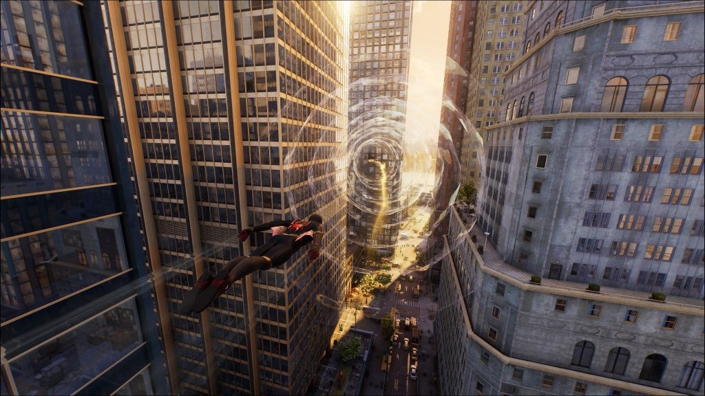 Follow the bird-shaped drone and stay in its slipstream to complete Unidentified Targets in Marvel's Spider-Man 2.