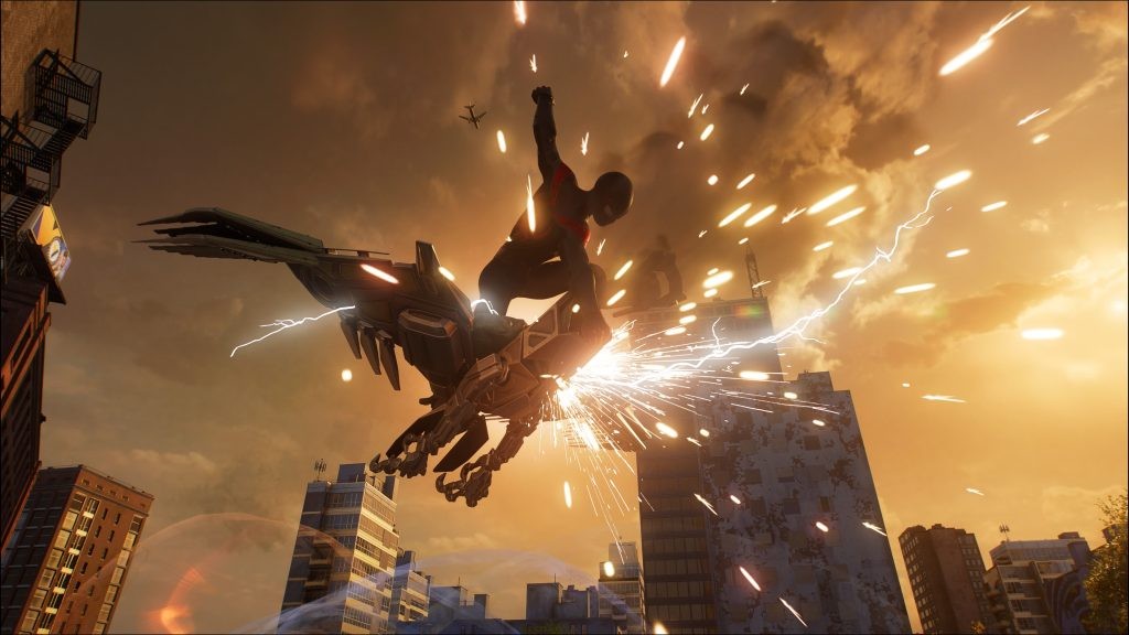 Catch up with the metal birds and destroy them to complete Unidentified Targets in <em>Marvel's Spider-Man 2</em>.