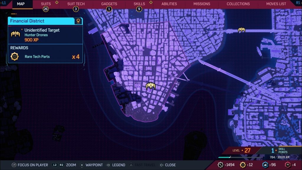 You’ll find one of the Unidentified Targets in <em>Marvel's Spider-Man 2</em> in the south of the Financial District.