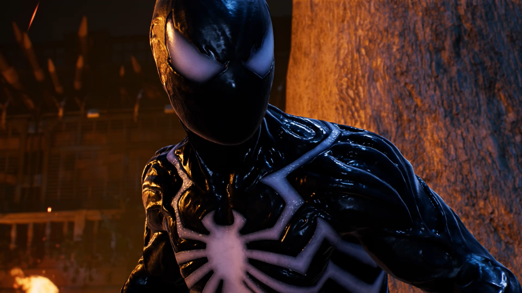 The symbiote has nearly taken over Peter - Time to save him