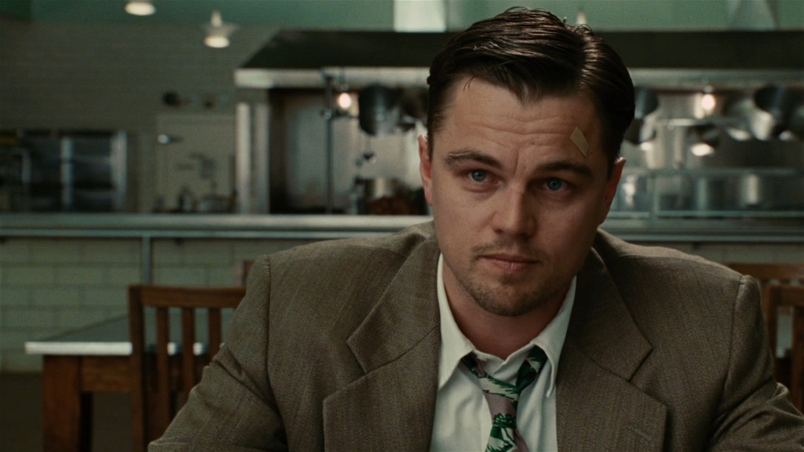 Leonardo DiCaprio as U.S. Marshall Edward “Teddy” Daniels in Shutter Island