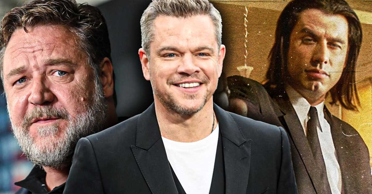 Russell Crowe and John Travolta Turned Down Ungodly Amount of Money For Movie Roles Yet It's Nowhere Close to Matt Damon Rejecting $250 Million For Avatar