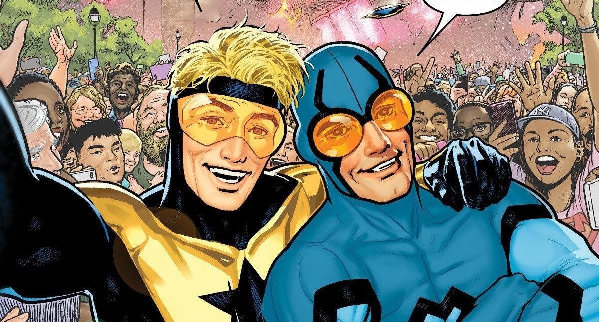 Blue Beetle and Booster Gold, the next buddy cop film of the DCU?