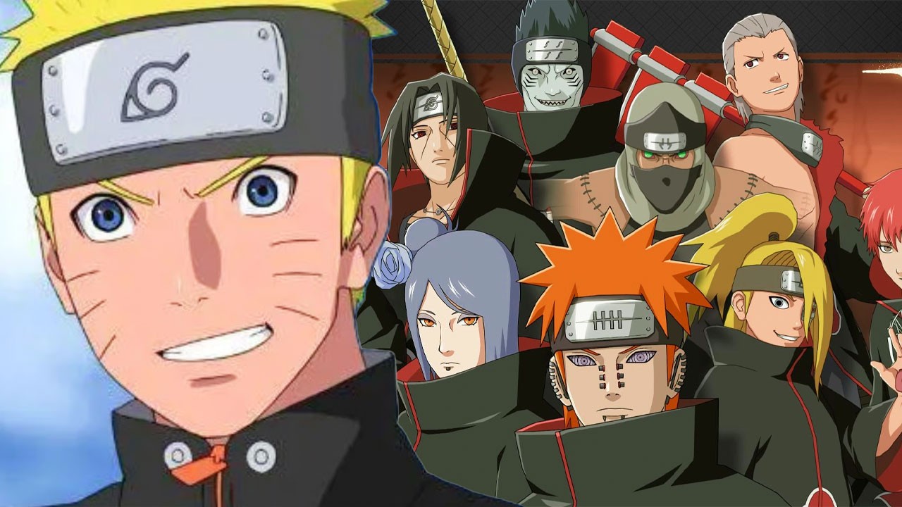 Naruto Shippuden: Ten Members in Akatsuki Reflect Ten Greatest