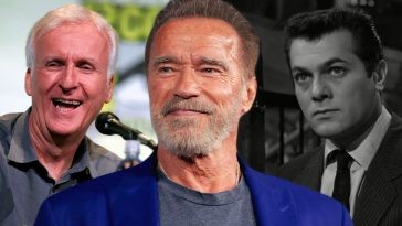 despite getting to work with james cameron again, arnold schwarzenegger felt “weird” making out with his idol tony curtis’ daughter