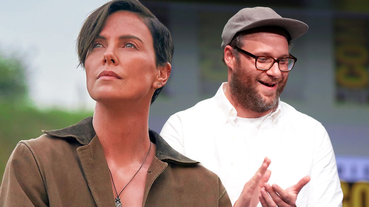 charlize theron had a hard time processing seth rogen’s past antics with adult film star while working on ‘the 40 year old virgin’