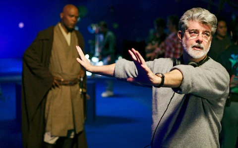 George Lucas on set (credit: 20th Century Studio)