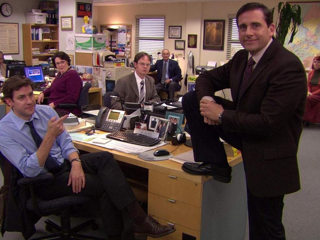 A still from The Office 
