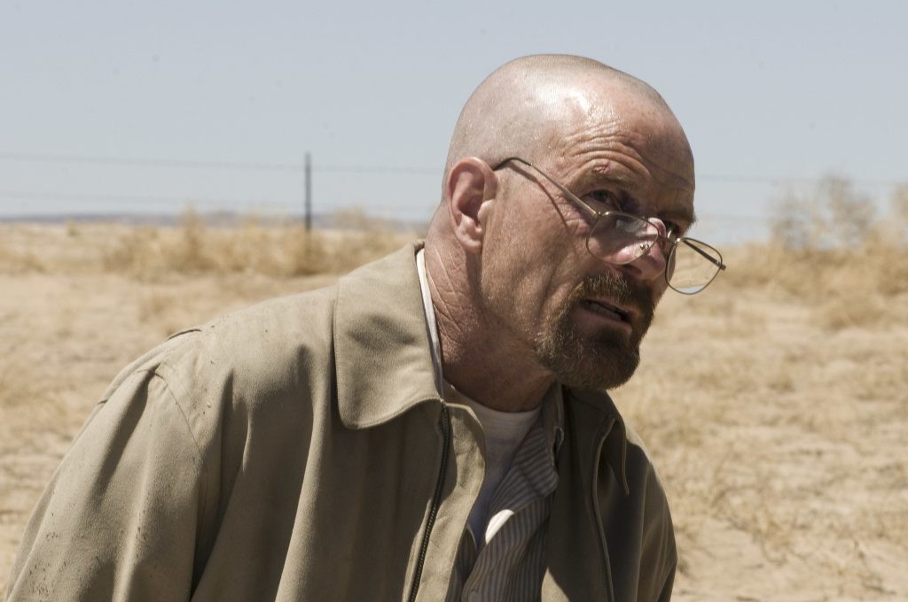Bryan Cranston as Walter white in a still from Breaking bad