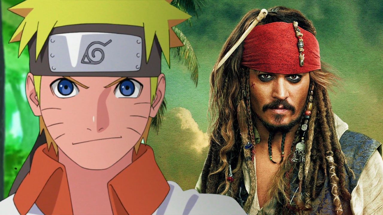 naruto had a similar effect on johnny depp as jack sparrow in pirates of the caribbean