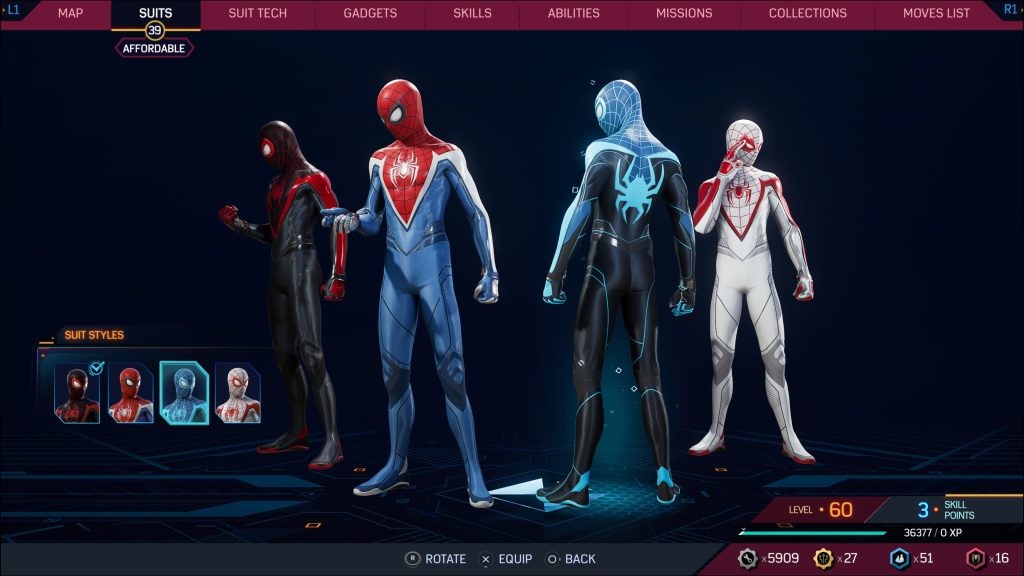 Marvel’s Spider-Man 2 trophy guide: Equip a Suit Style to get the Stylish Trophy.