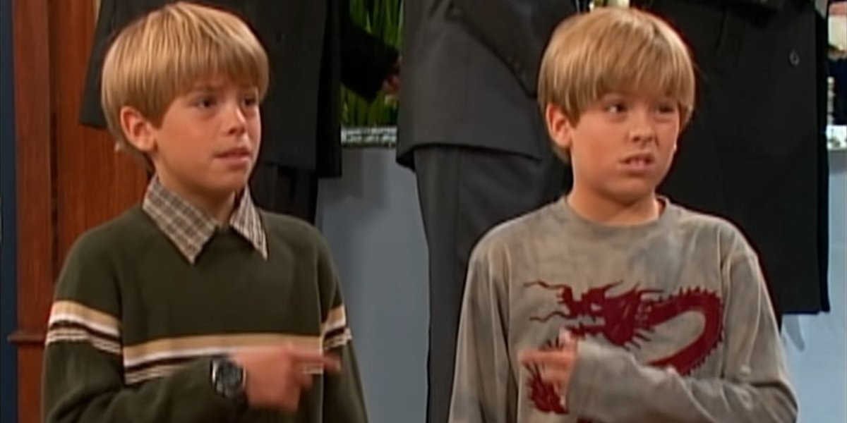 Cole and Dylan Sprouse, as they appeared on Suite Life of Zack and Cody