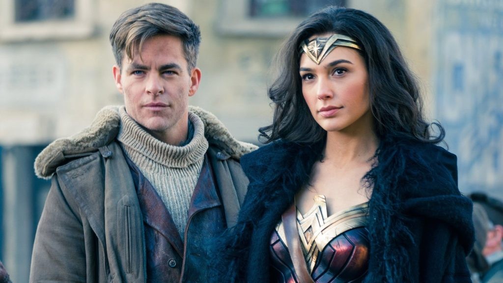 Chris Pine and Gal Gadot in a still from Wonder Woman 