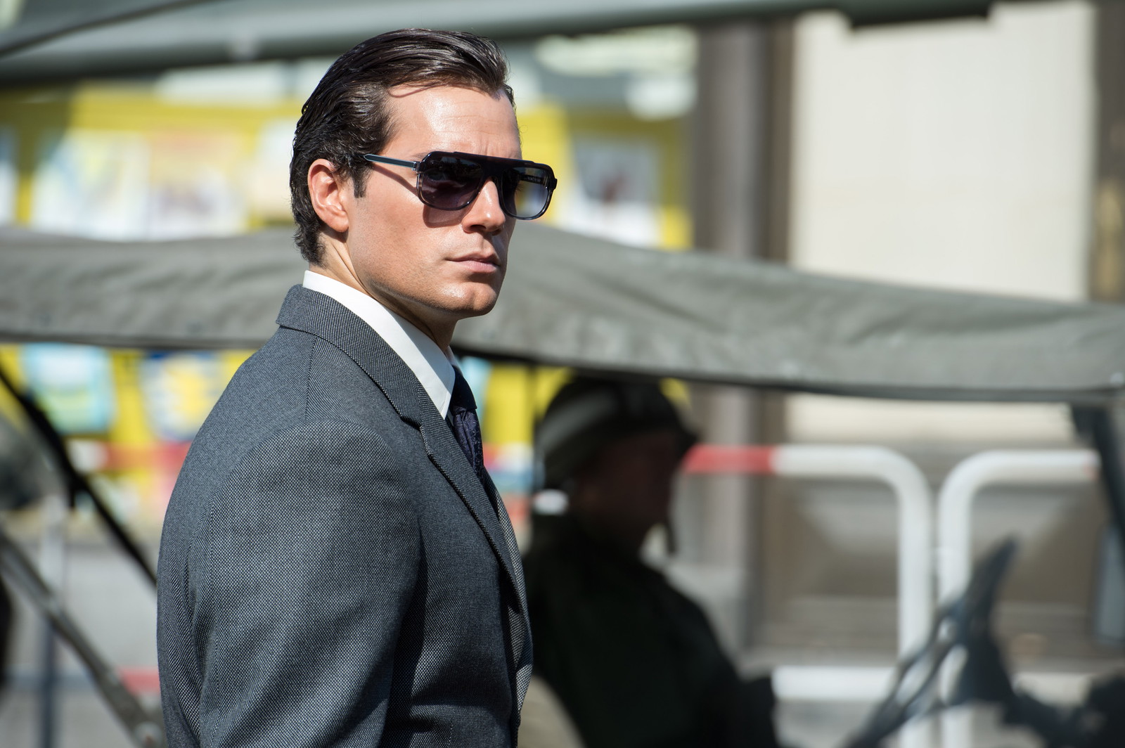 Henry Cavill in The Man from U.N.C.L.E.