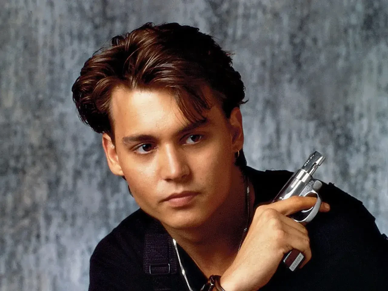 Young Johnny Depp in a still from 21 Jump Street