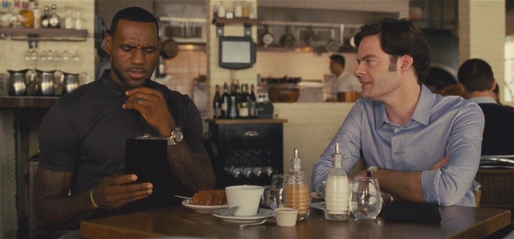LeBron James and Bill Hader in Trainwreck 
