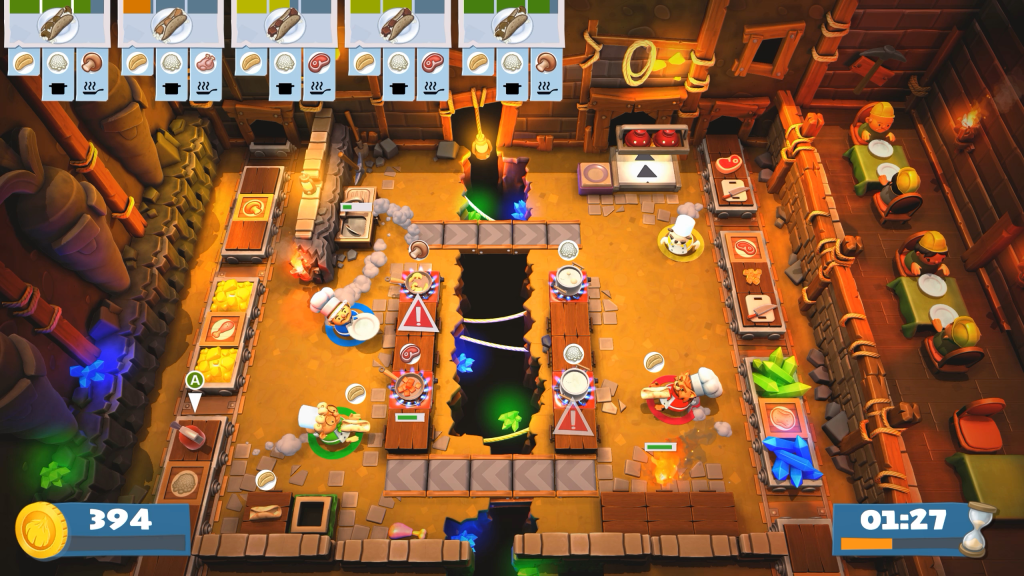 Overcooked! 2 is sure to be a fun party game whether or not the players are cooking enthusiasts.