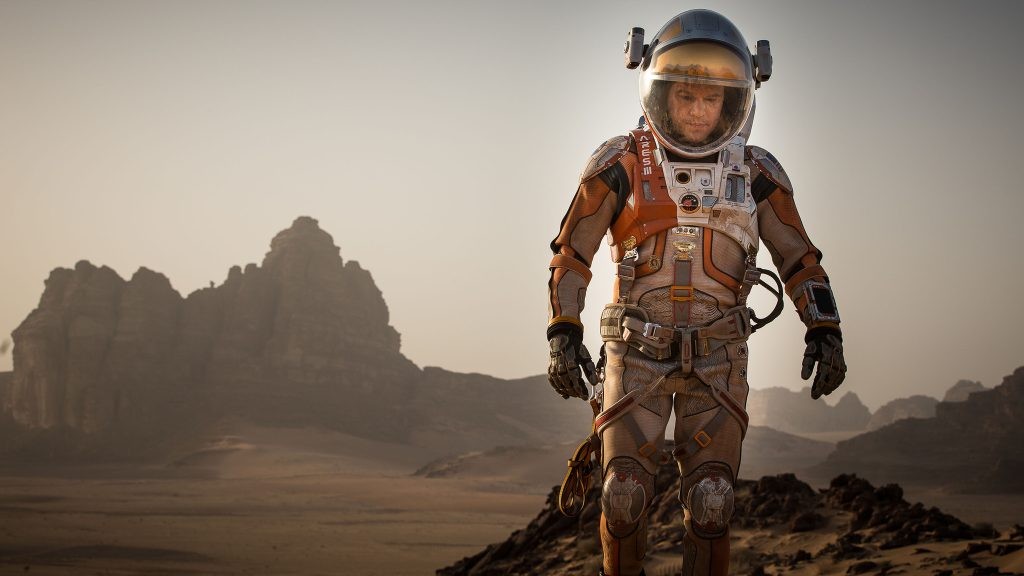Matt Damon in Ridley Scott's The Martian