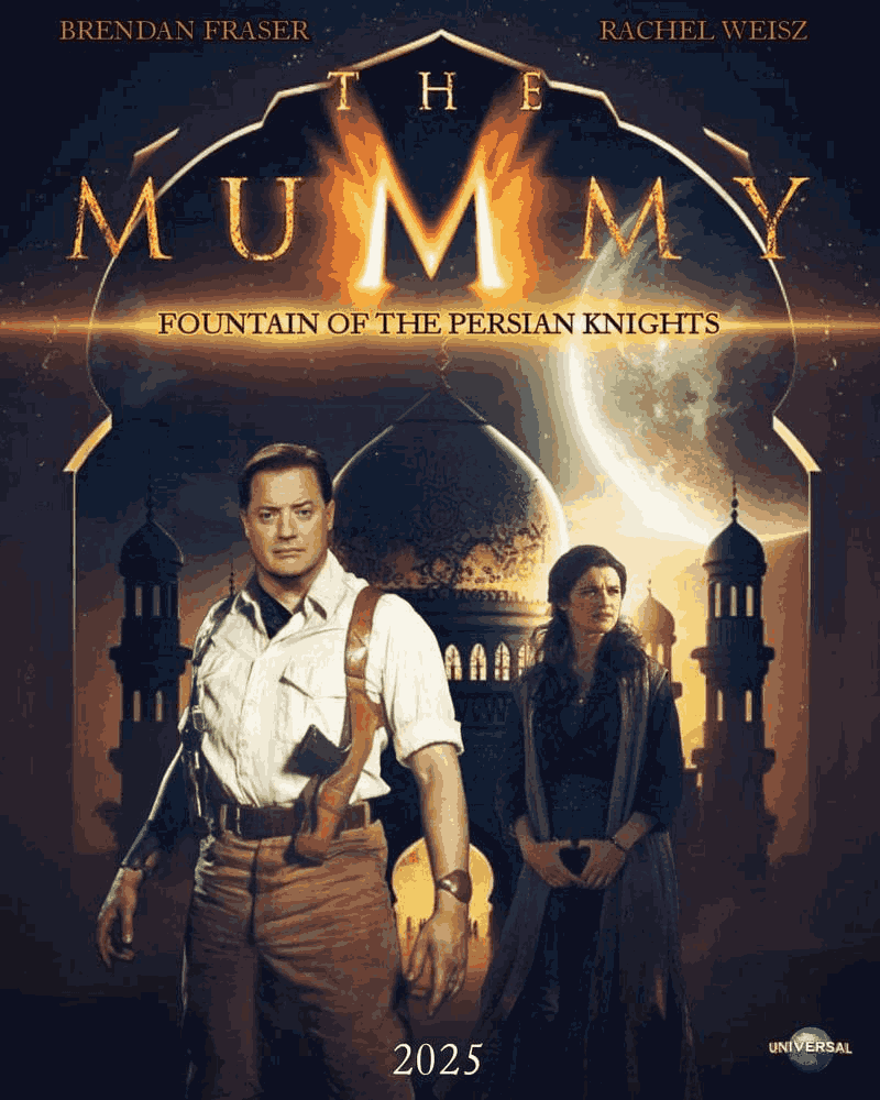 Brendan Fraser, Rachel Weisz Make Heroic Return in The Mummy 4 Art