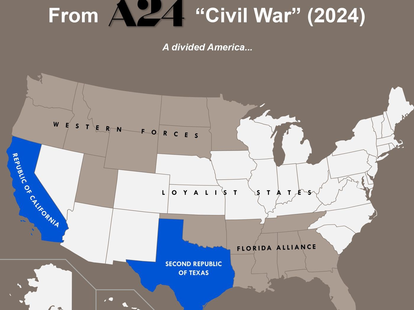 The map from Civil War